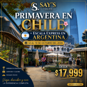 Primavera en Chile + Escala Express en Argentina